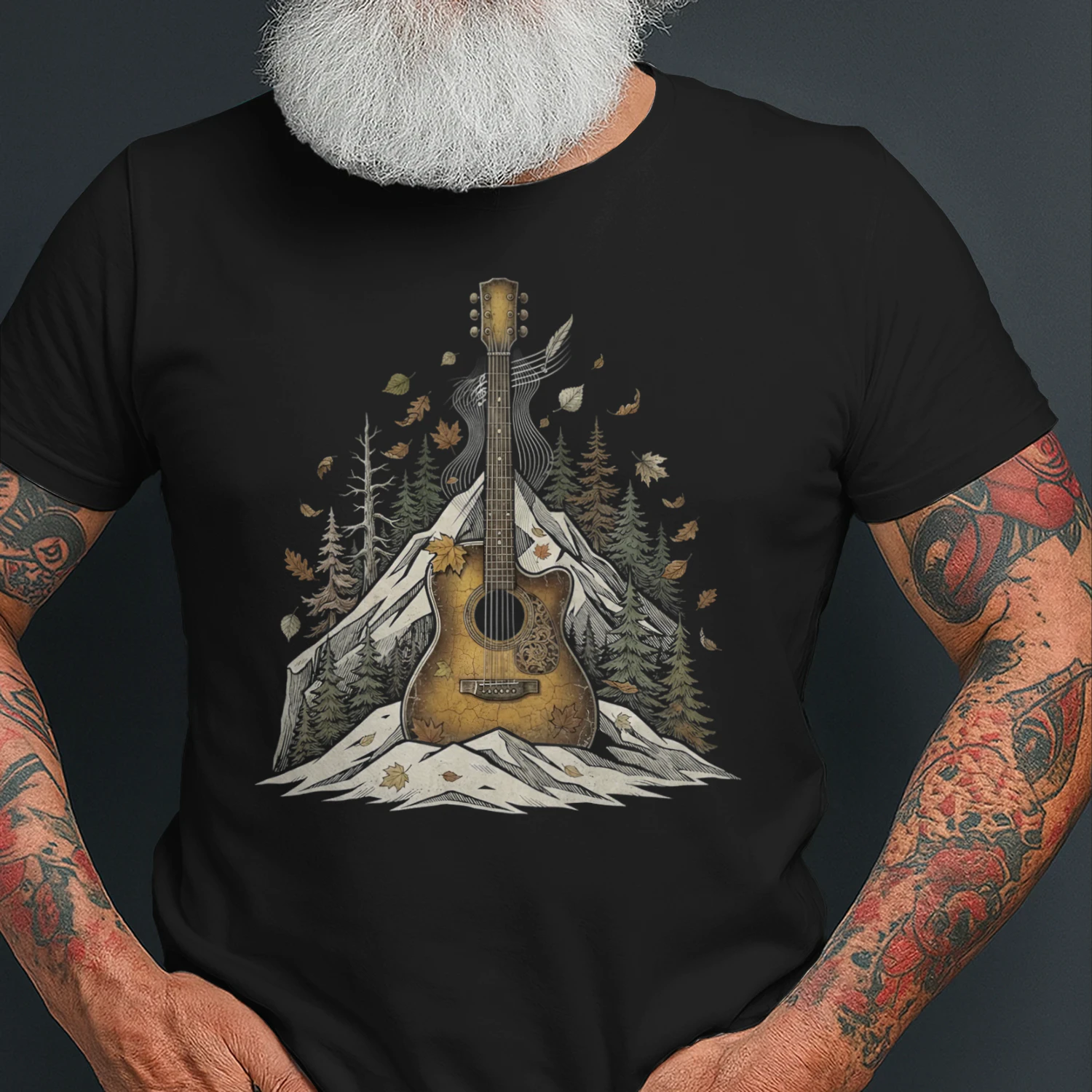 Halloween Acoustic Guitar Autumn
