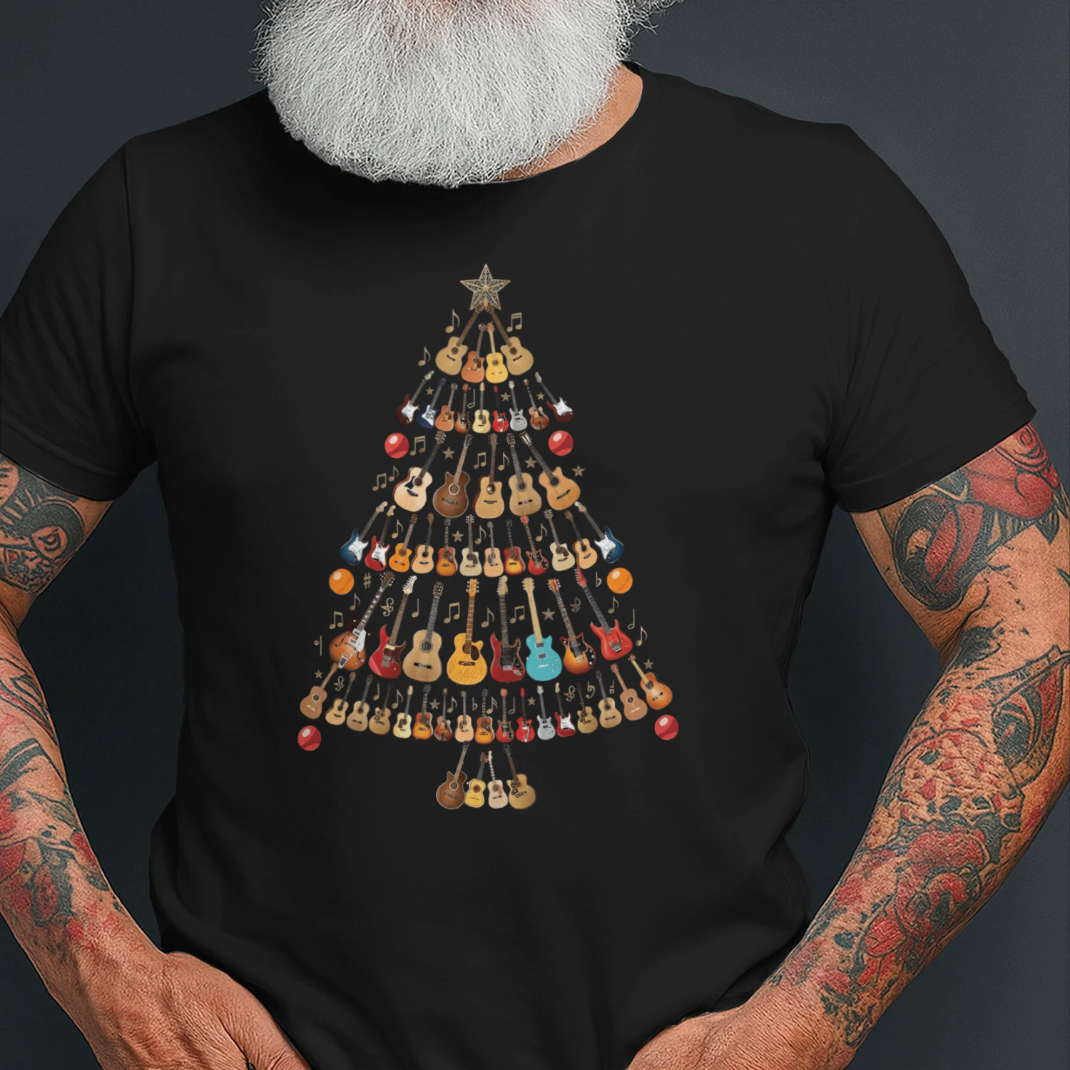 Christmas Guitar Star Tree