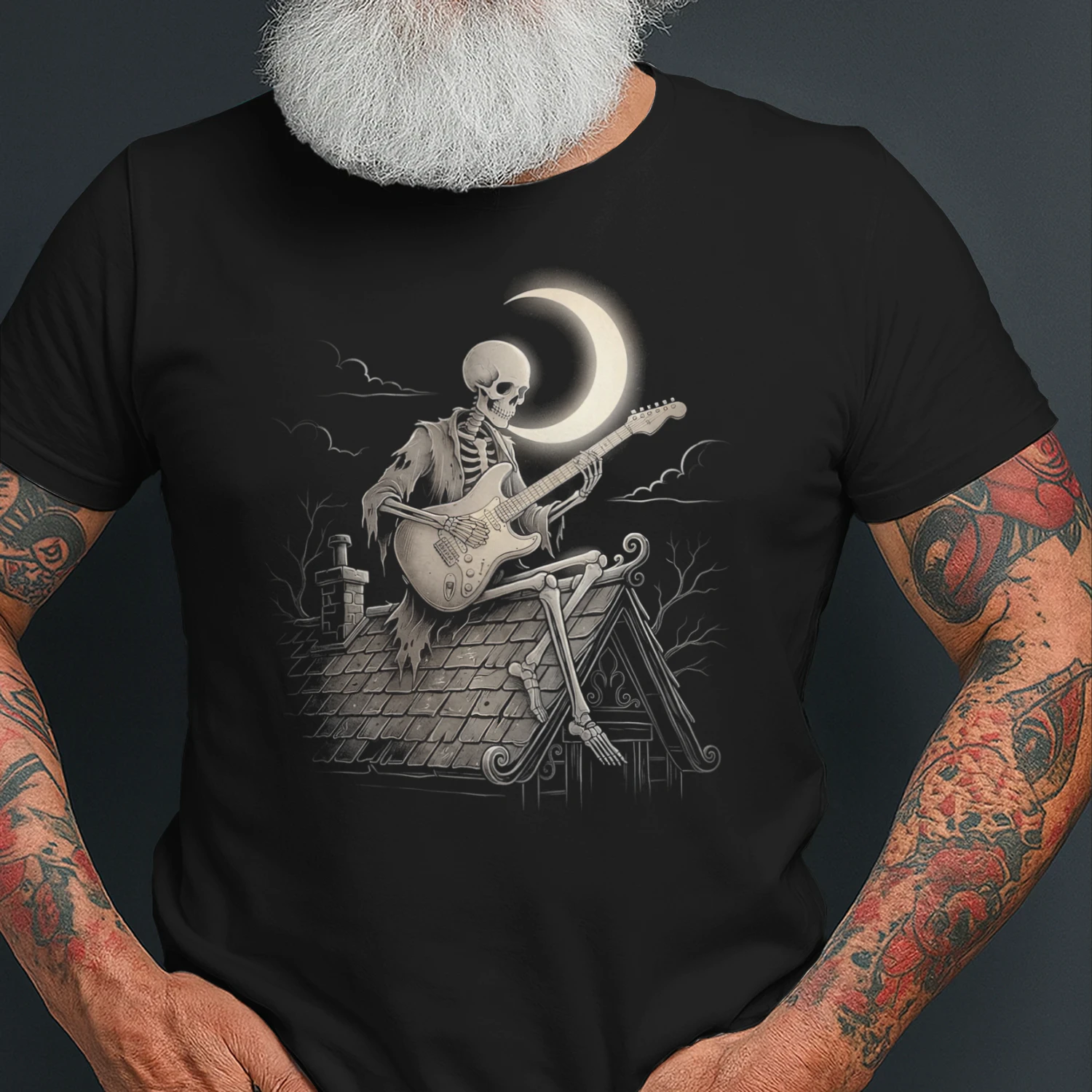 Halloween Guitar Skeleton Halloween Night