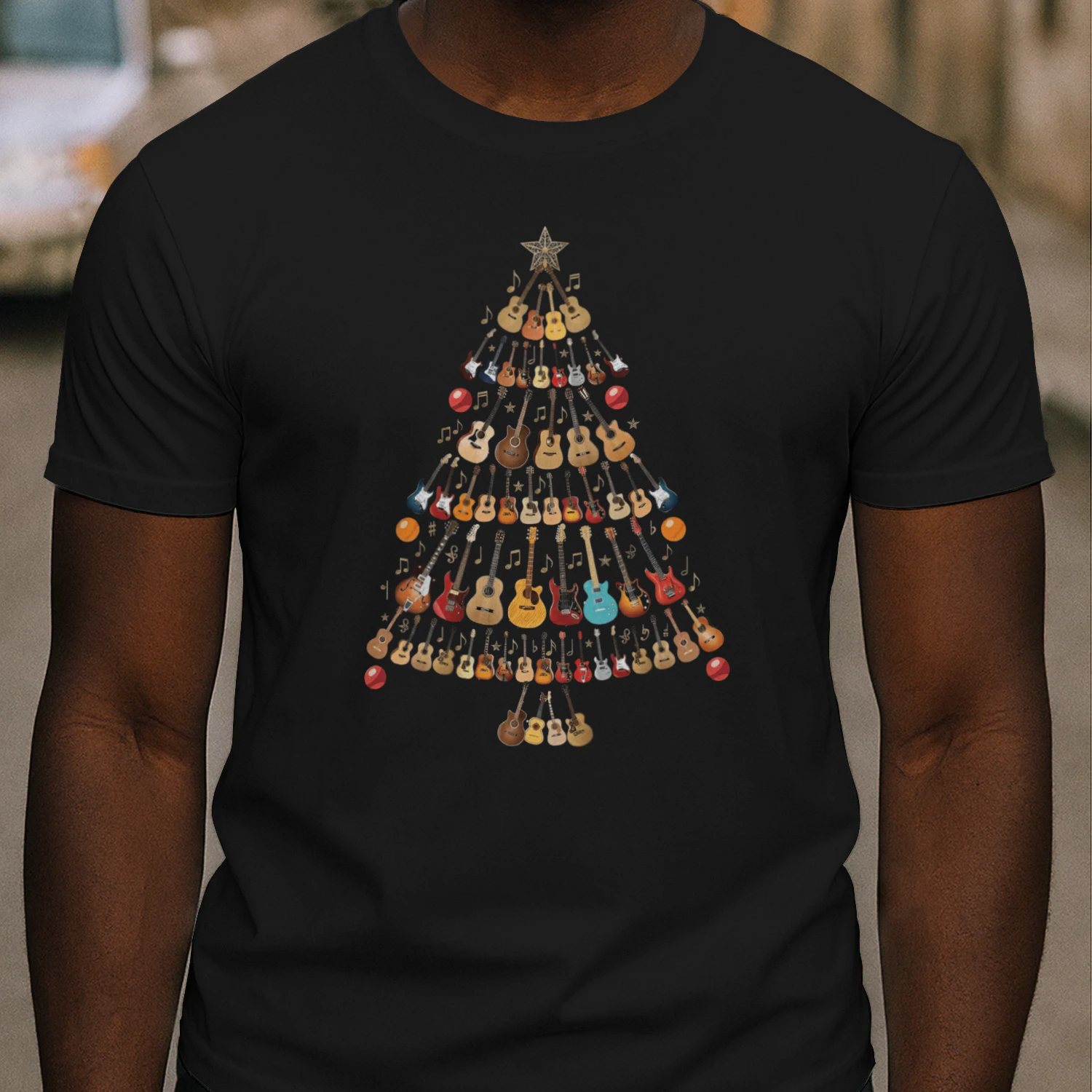 Christmas Guitar Star Tree