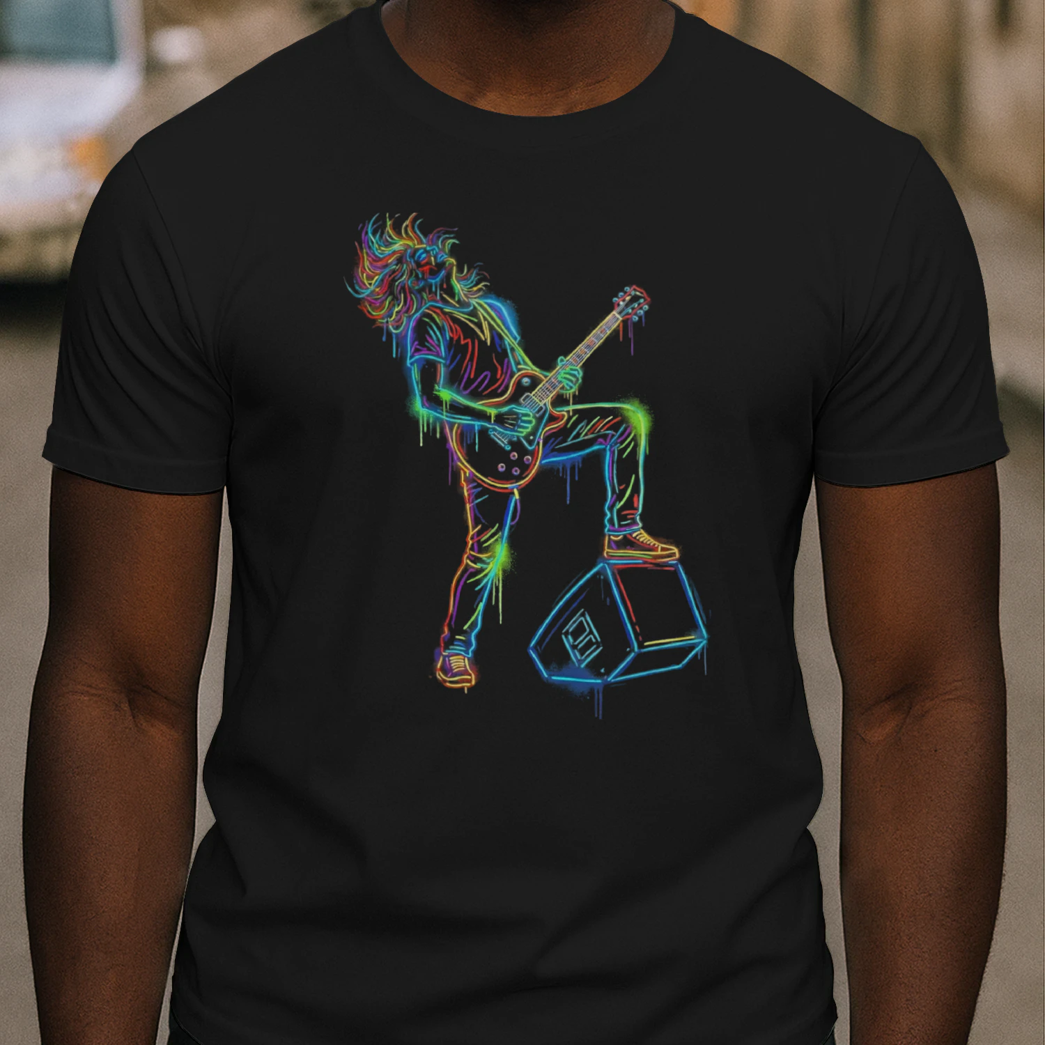 Guitar Playful Guitar Musician Tee