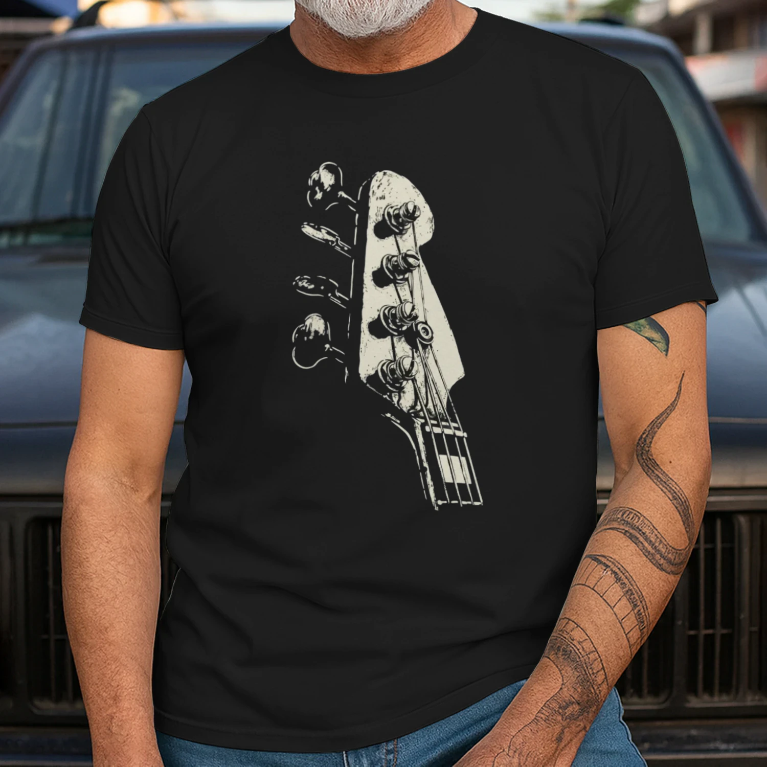Vintage Bass Tuning Pegs T-Shirt
