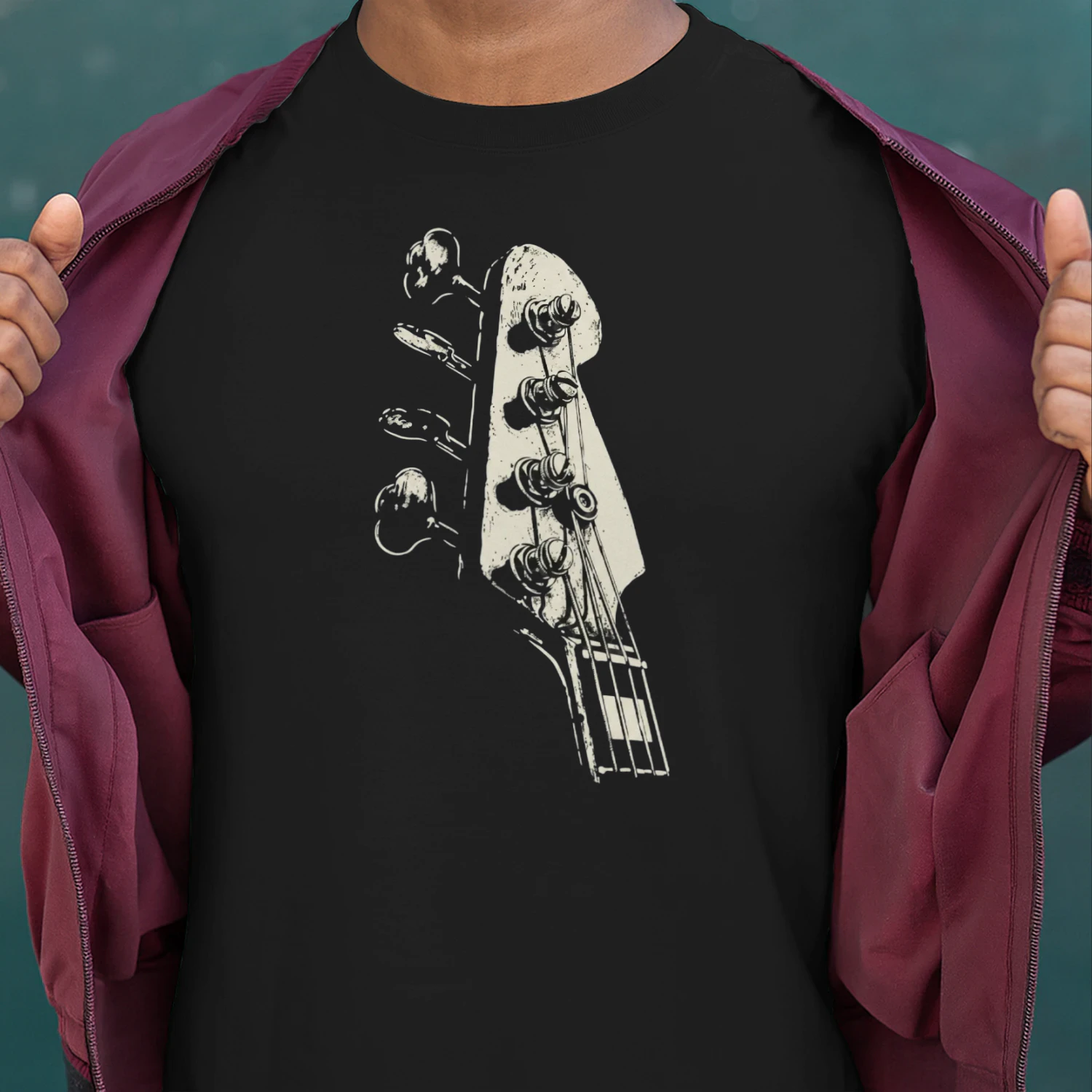 Vintage Bass Tuning Pegs T-Shirt