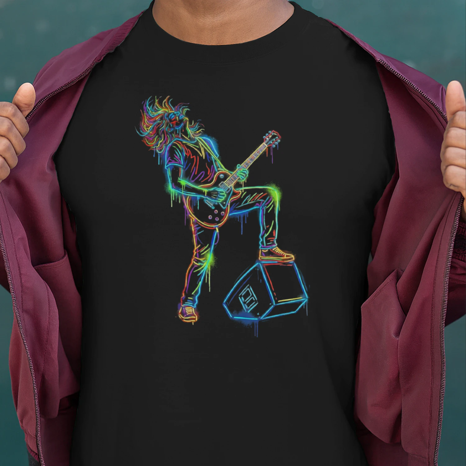 Guitar Playful Guitar Musician Tee