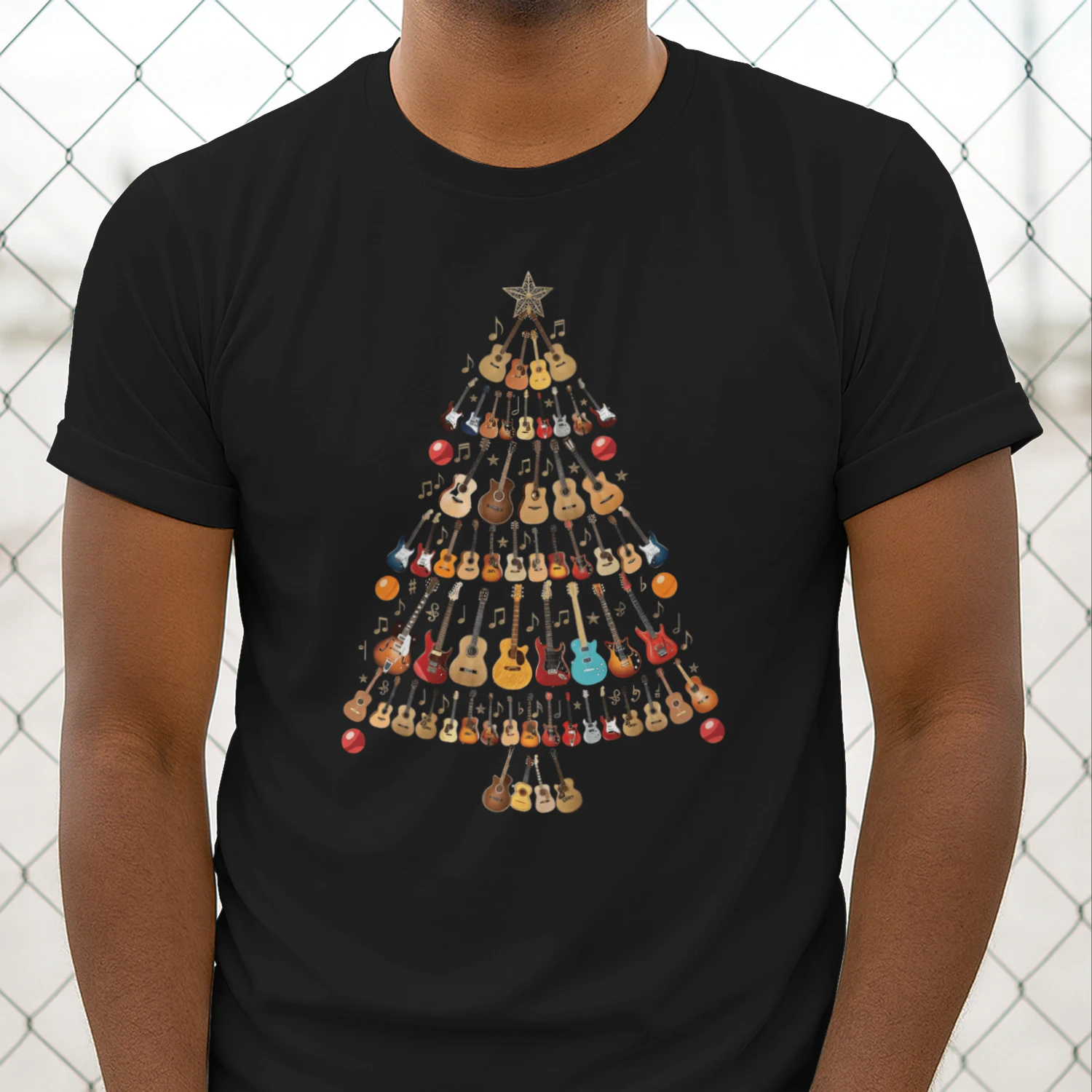Christmas Guitar Star Tree