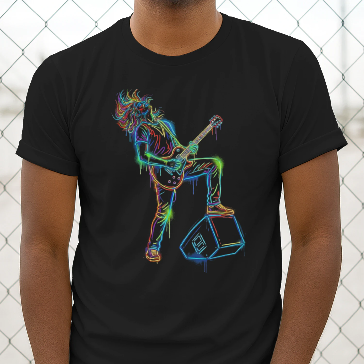 Guitar Playful Guitar Musician Tee