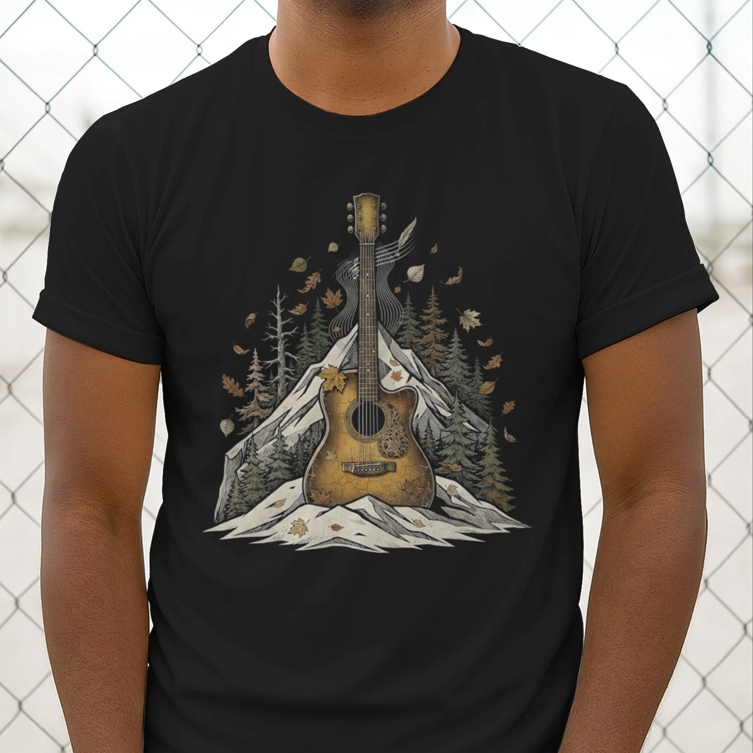 Halloween Acoustic Guitar Autumn