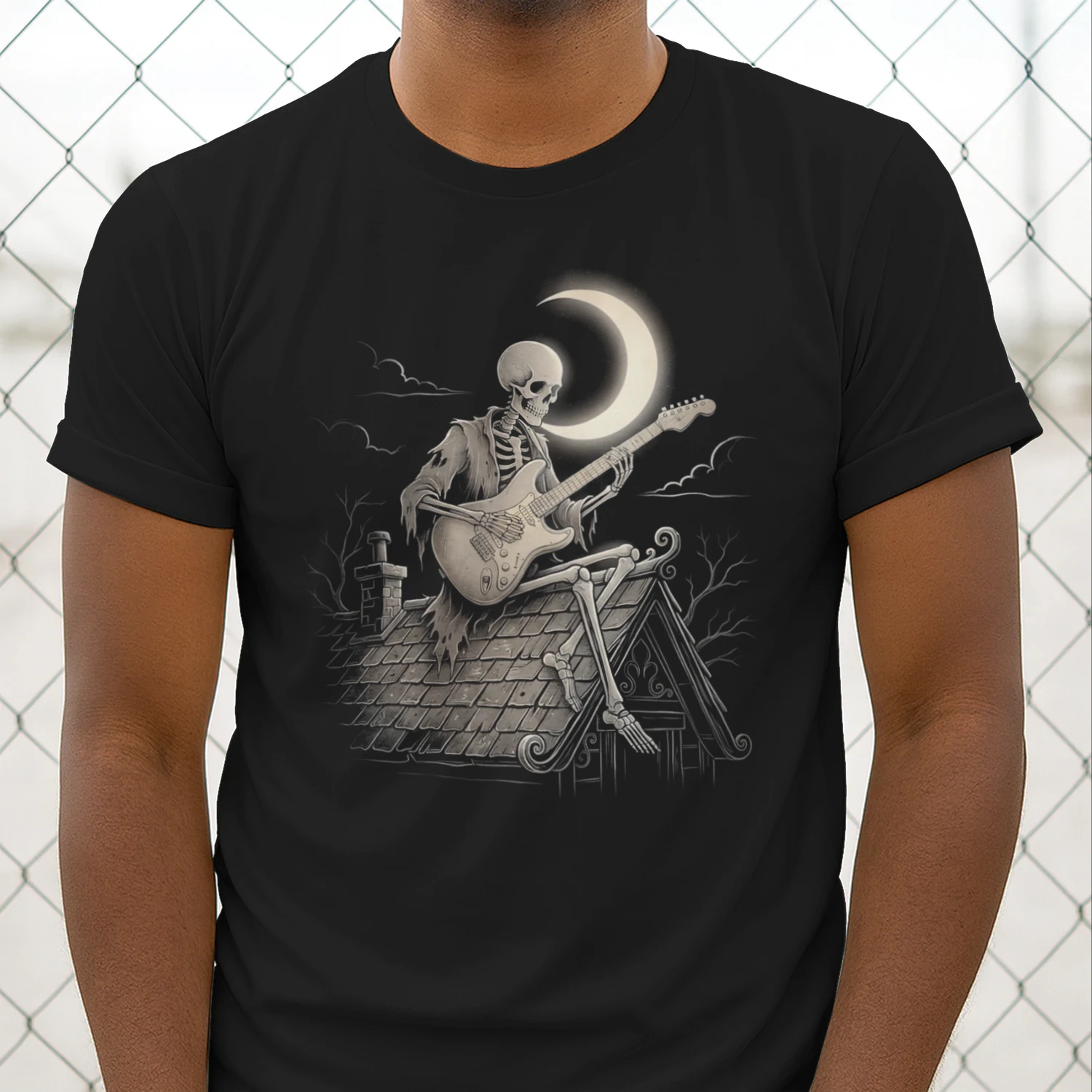 Halloween Guitar Skeleton Halloween Night