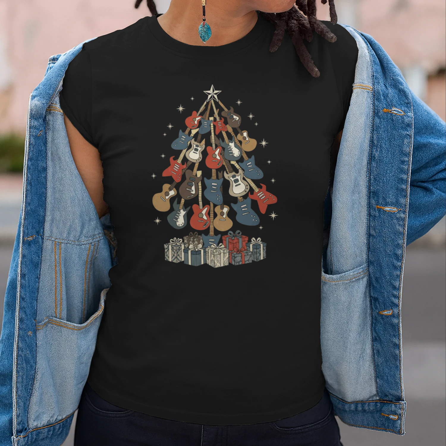 Christmas Guitar Retro Gifts