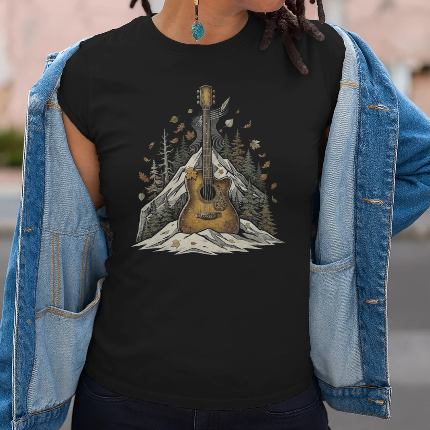 Halloween Acoustic Guitar Autumn