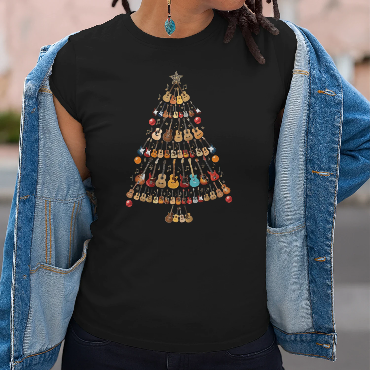 Christmas Guitar Star Tree