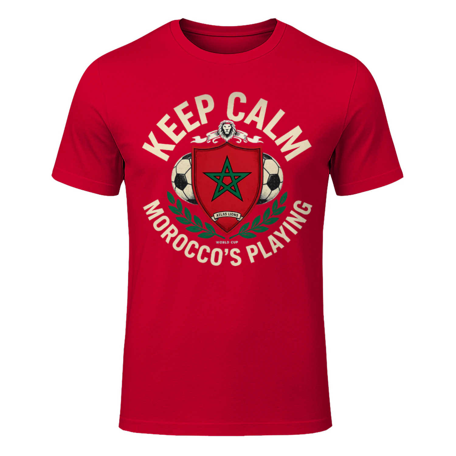 Keep calm ! morocco's playing