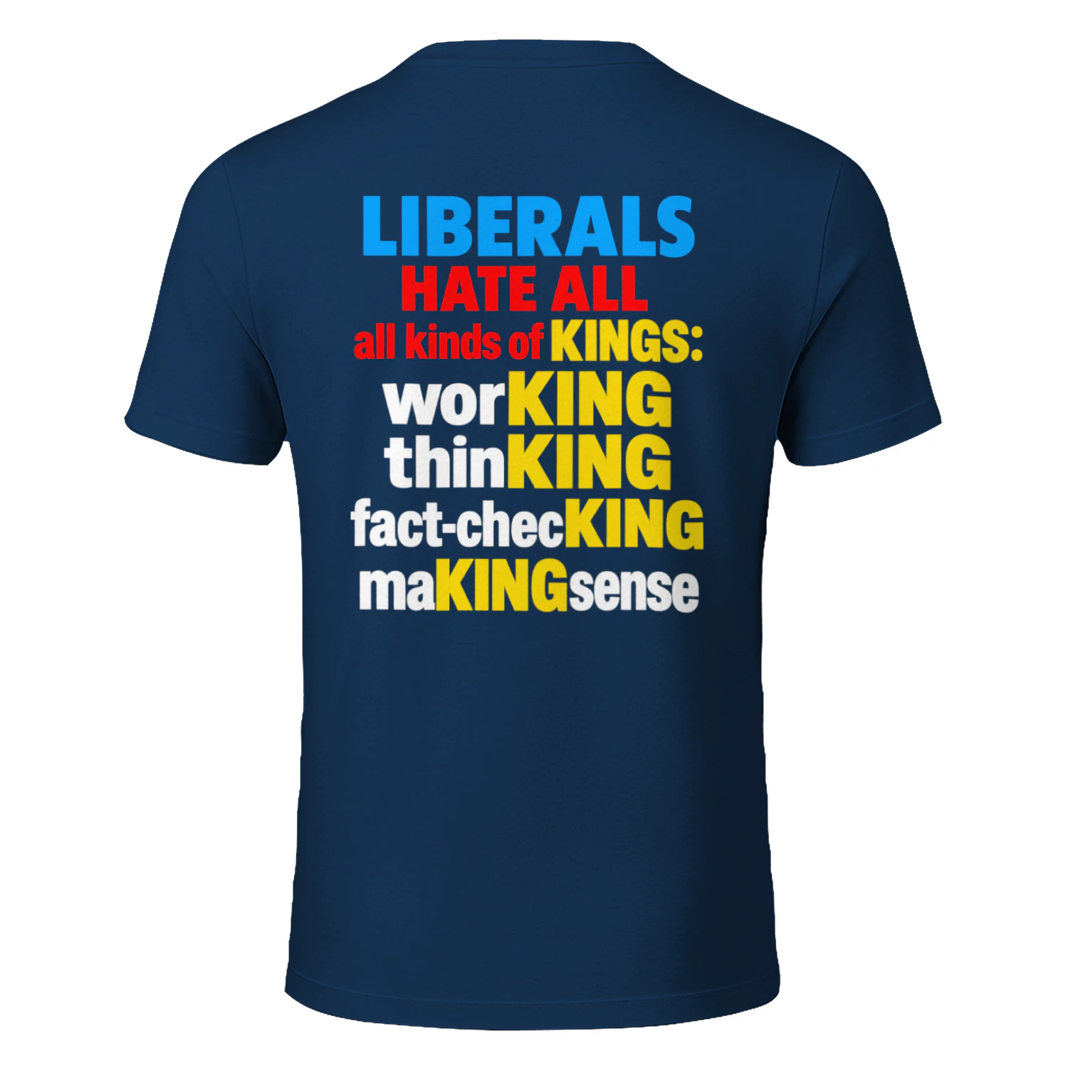 LIBERALS HATE ALL all kinds of KINGS: WORKING THINKING fact-checKING maKINGsense
