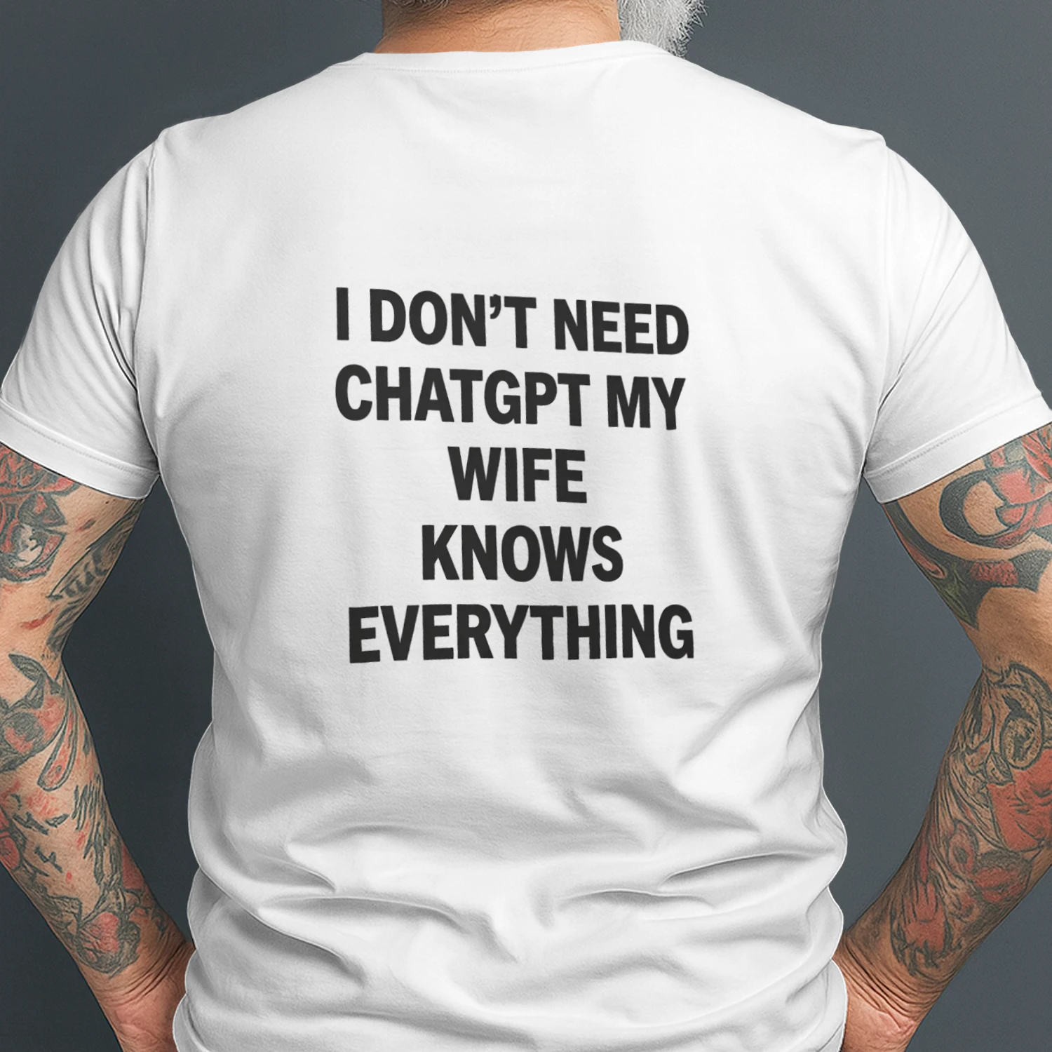 I don't need chatgpt My wife knows everything 