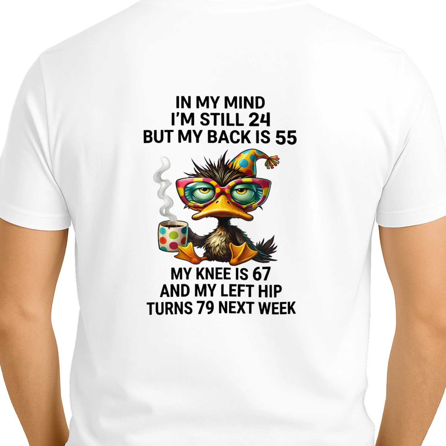 IN my mind I'm still 24 but my back is 55