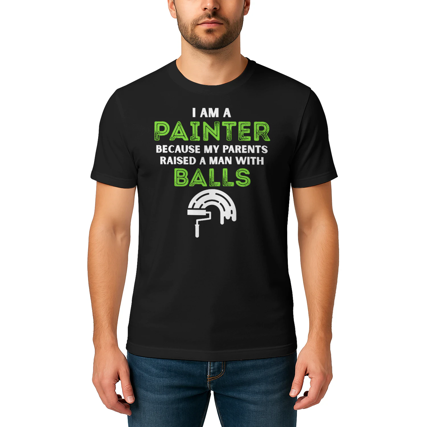 A MAN WITH BALL PAINTER