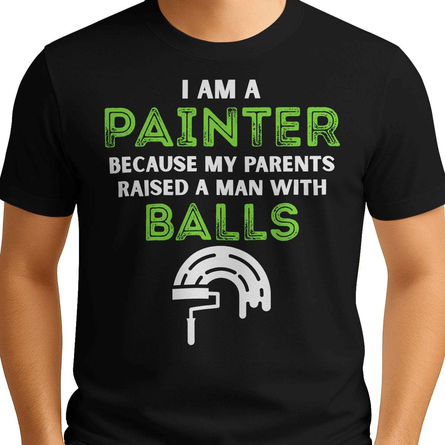 A MAN WITH BALL PAINTER