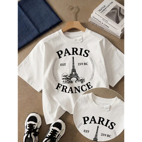 Vintage Paris France Shirt, Eiffel Tower Graphic Tee