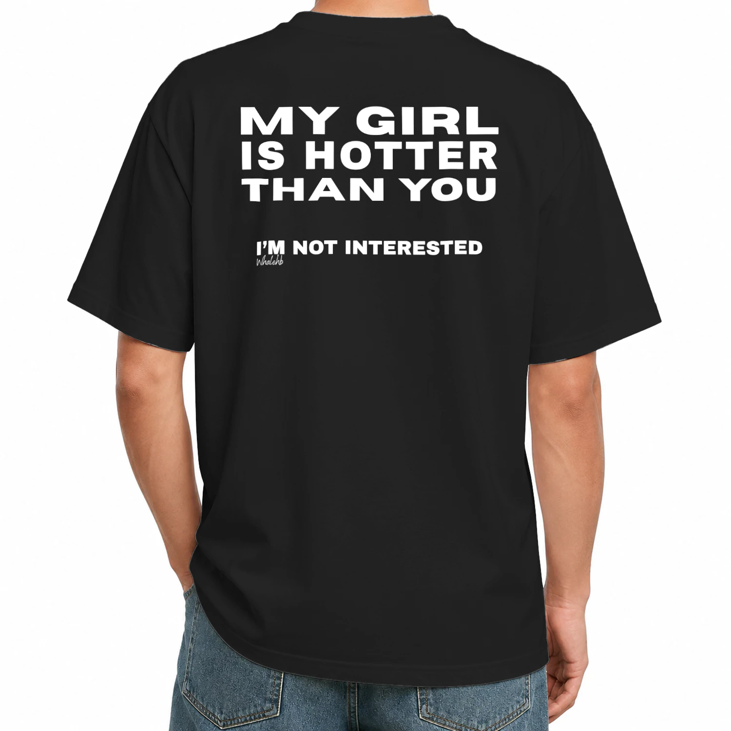 My Girl Is Hotter,  Unisex Heavy Oversized T-shirt