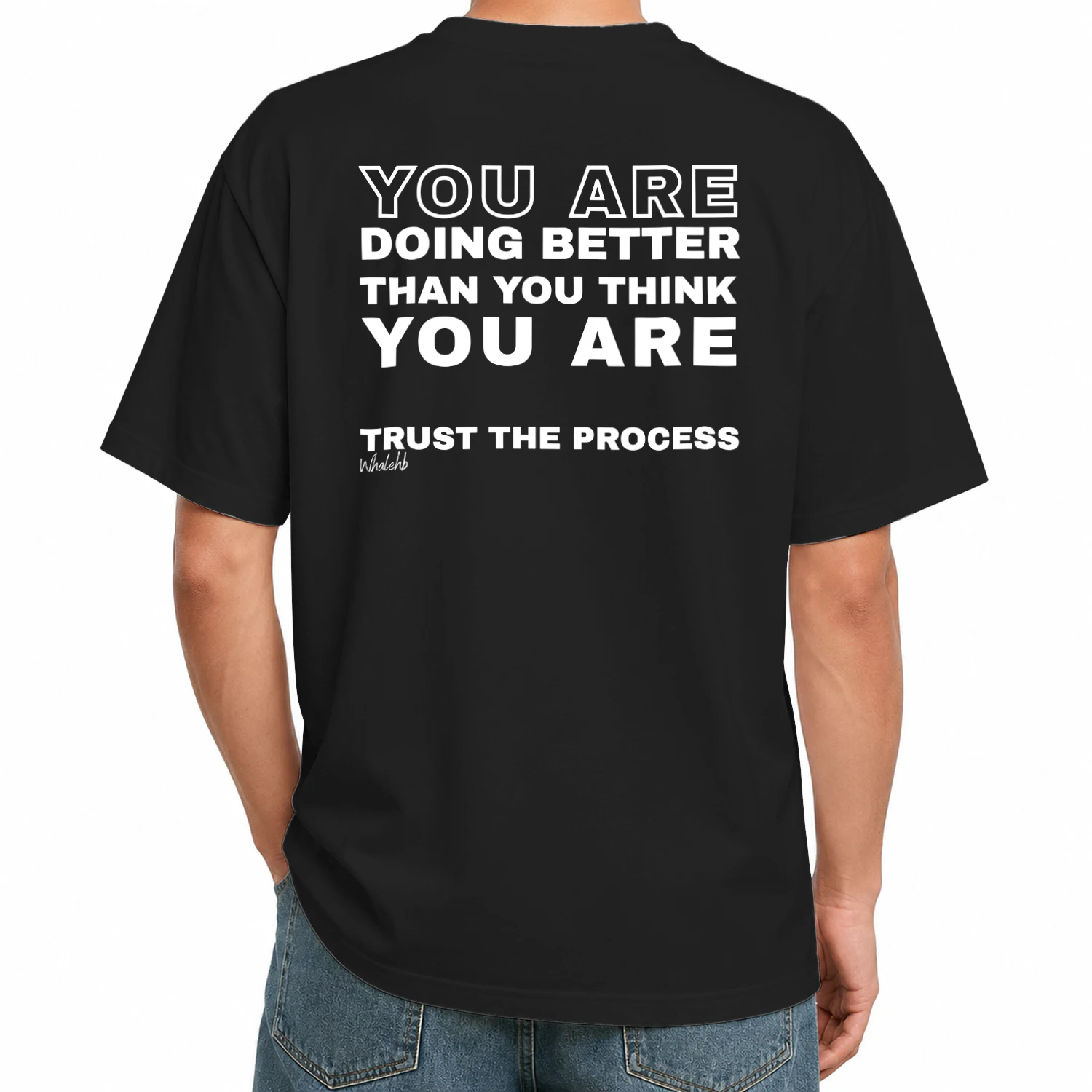 You Are Doing Better, Unisex Heavy Oversized T-shirt