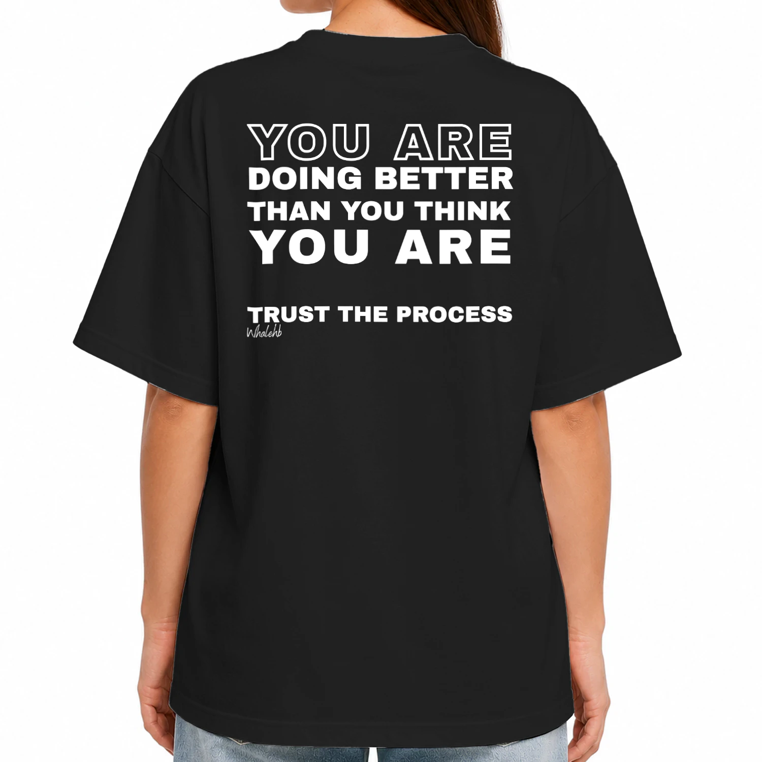 You Are Doing Better, Unisex Heavy Oversized T-shirt