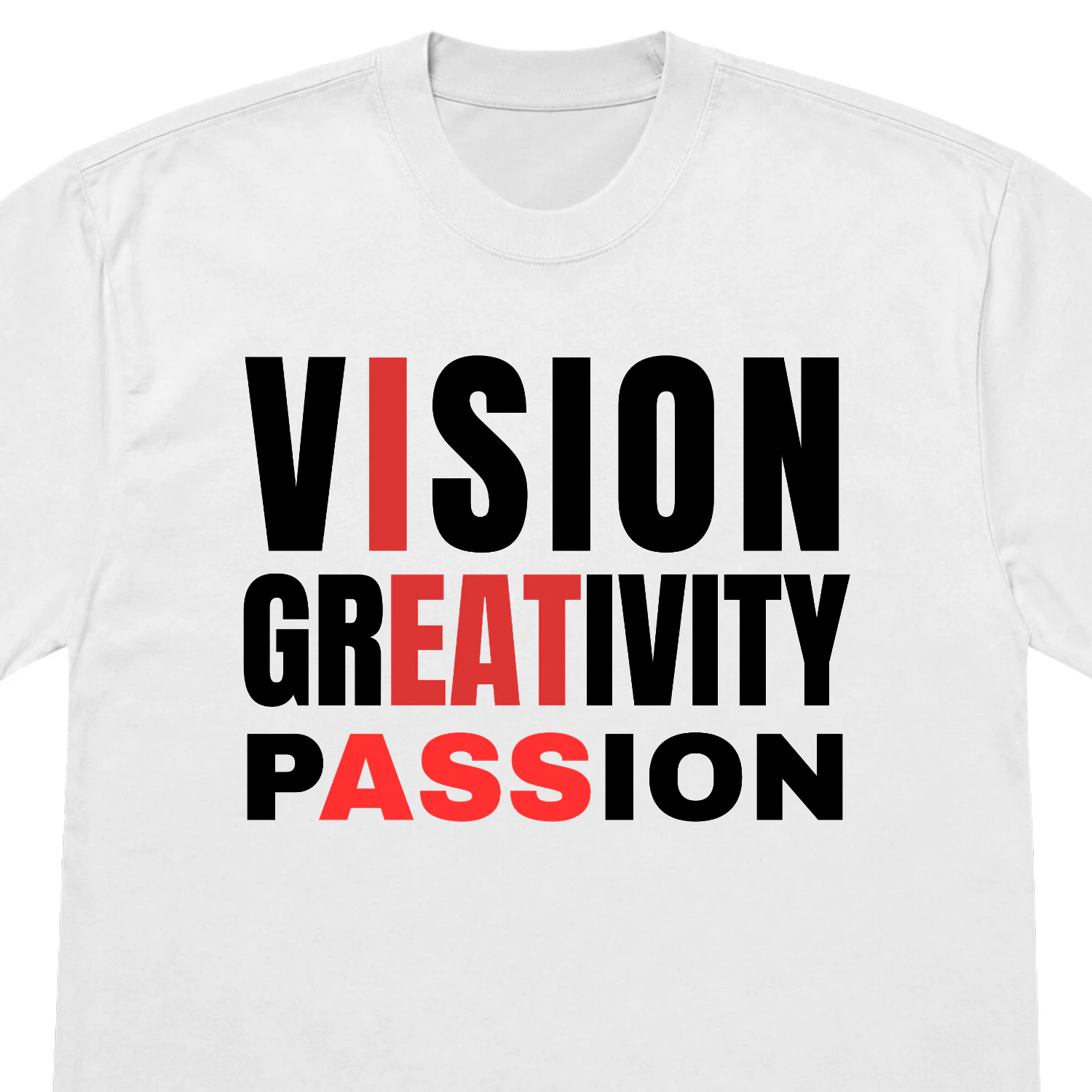 Vision Greativity Passion Heavy Oversized T-shirt