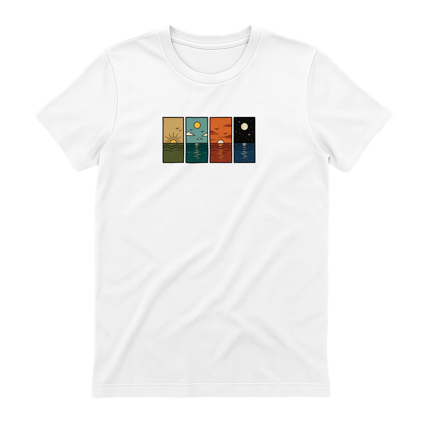 sunrise and Waves Unisex T-shirt