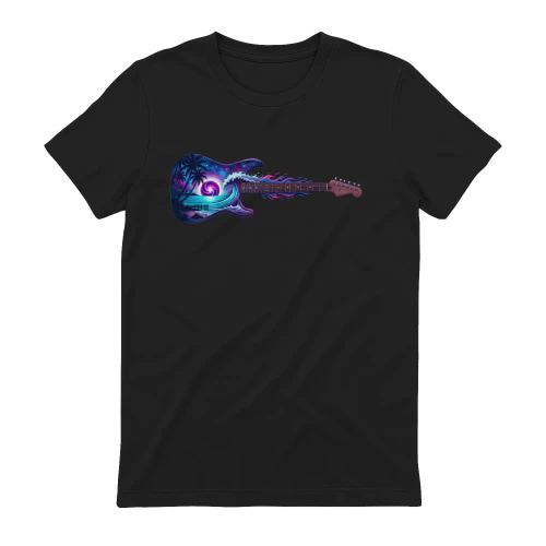 Guitar Ocean Shadow Love 