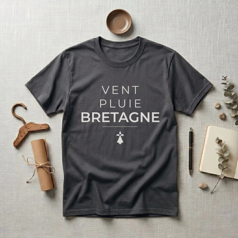 Vent Pluie Bretagne T-Shirt | Granite