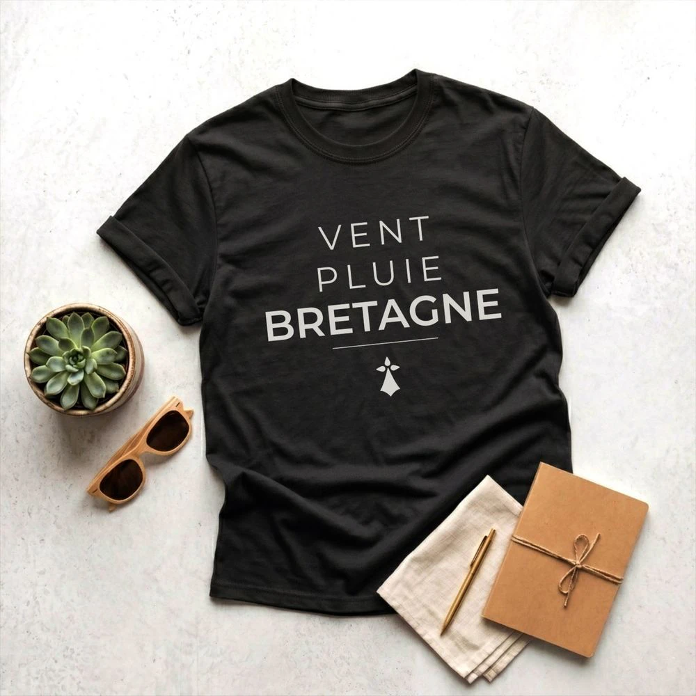 Vent Pluie Bretagne T-Shirt | Granite