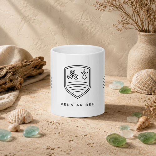 Crest Penn Ar Bed - Mug Blanc