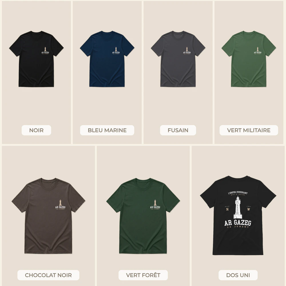Ar Gazeg - L’enfer d’ouessant | T-shirt Sombre
