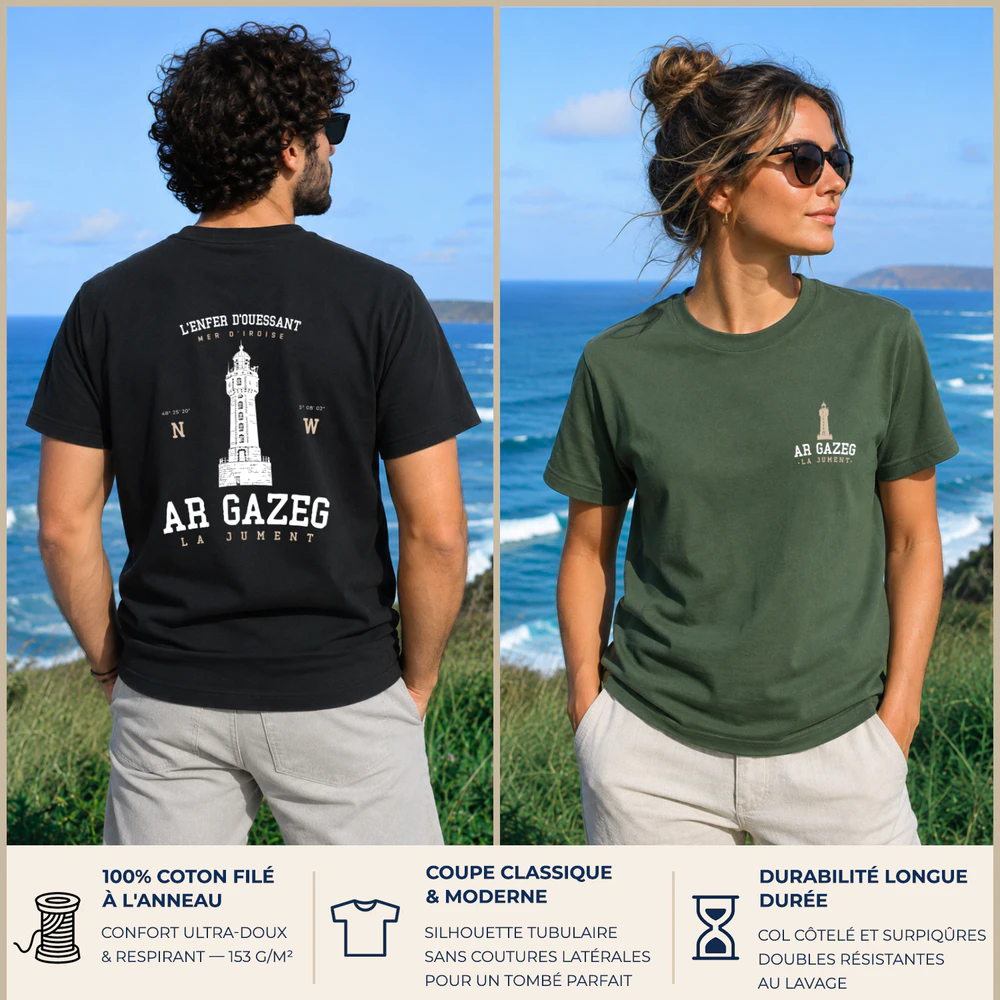 Ar Gazeg - L’enfer d’ouessant | T-shirt Sombre