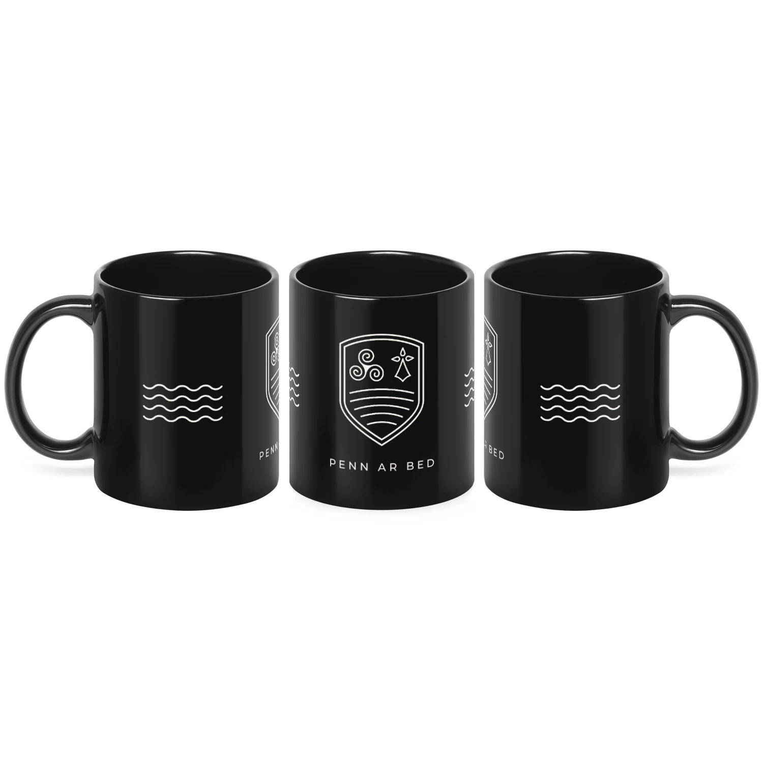 Crest Penn Ar Bed | Mug Noir