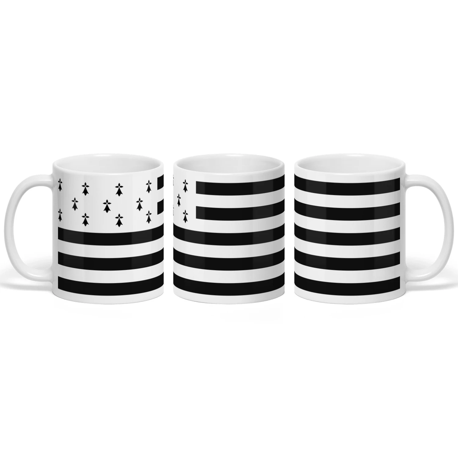 Drapeau Gwenn-ha-du | Mug Blanc