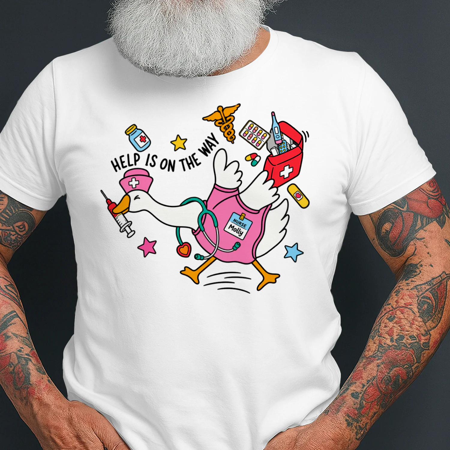 Help Is On The Way Nurse Goose
