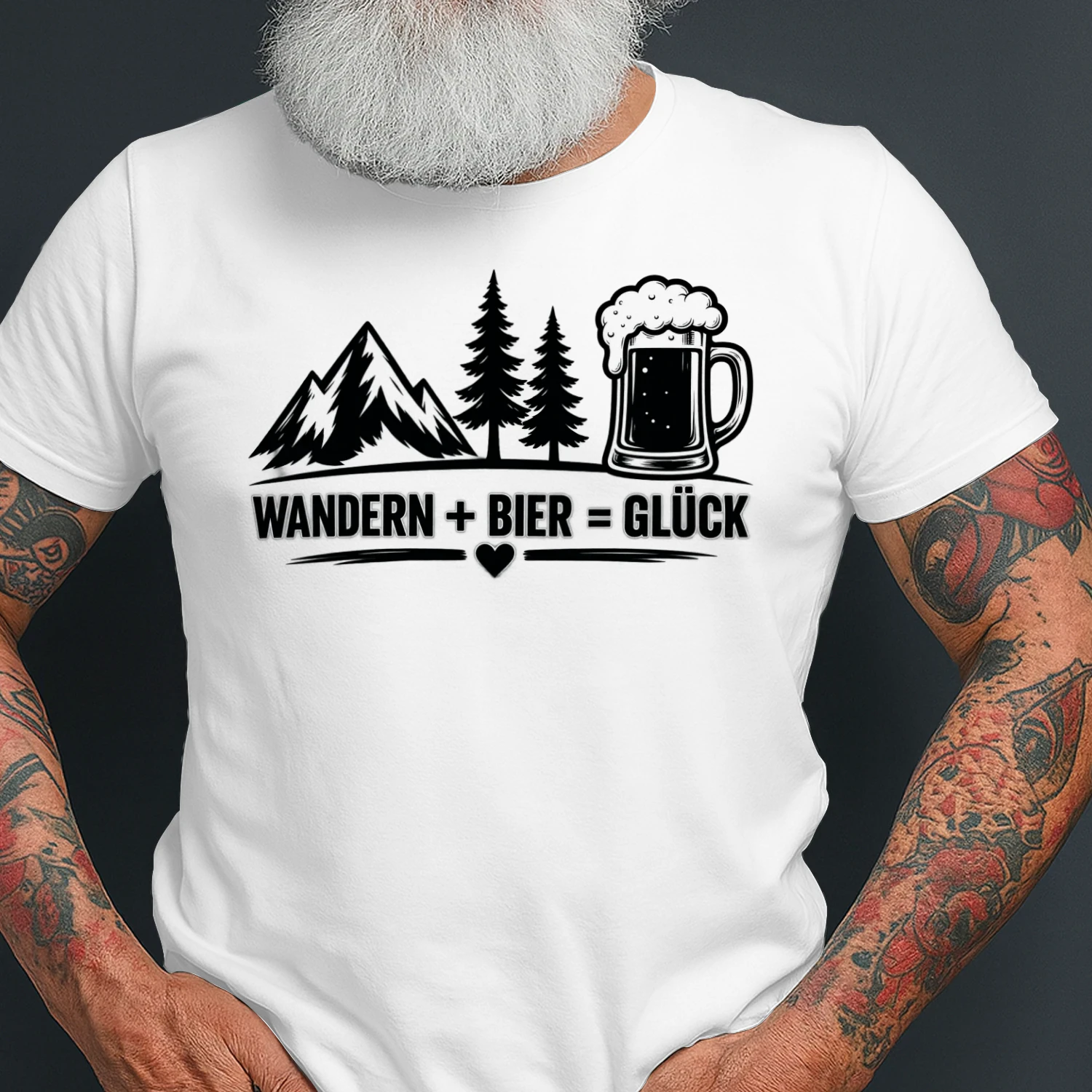 Wandern Bier Gluck
