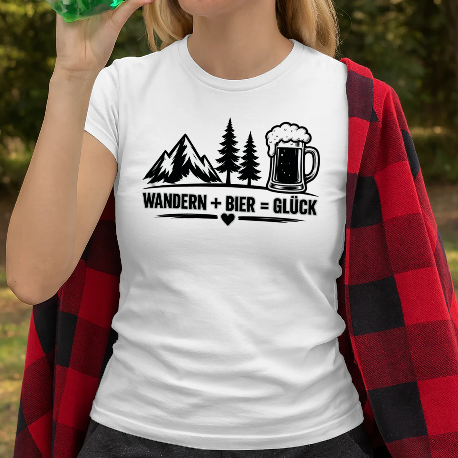 Wandern Bier Gluck