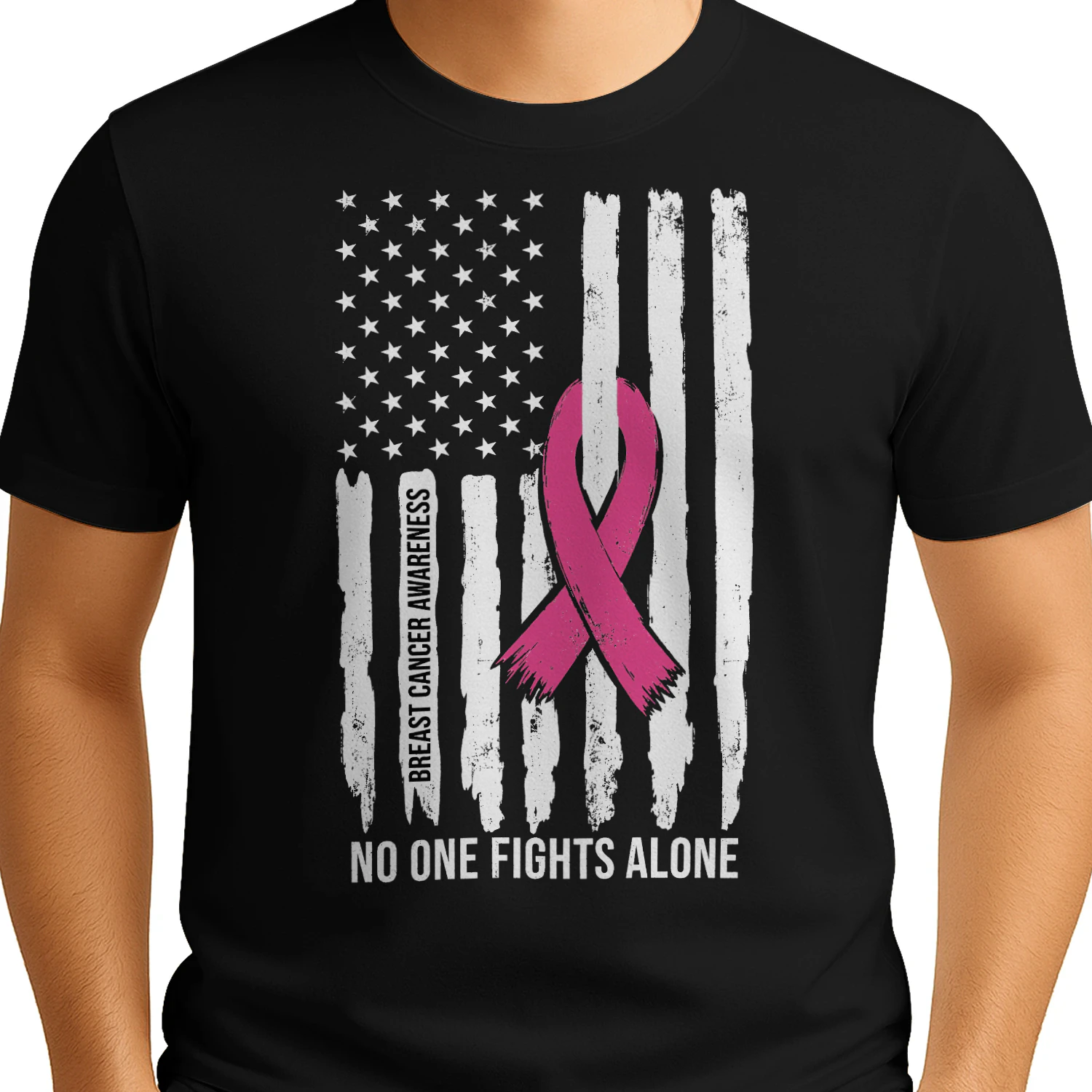 Breast Cancer Awareness Flag