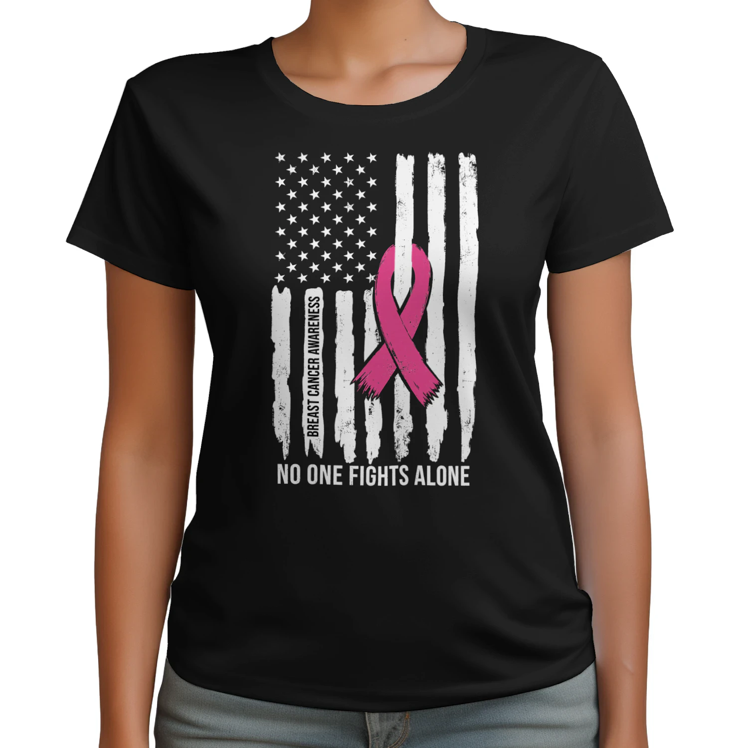 Breast Cancer Awareness Flag