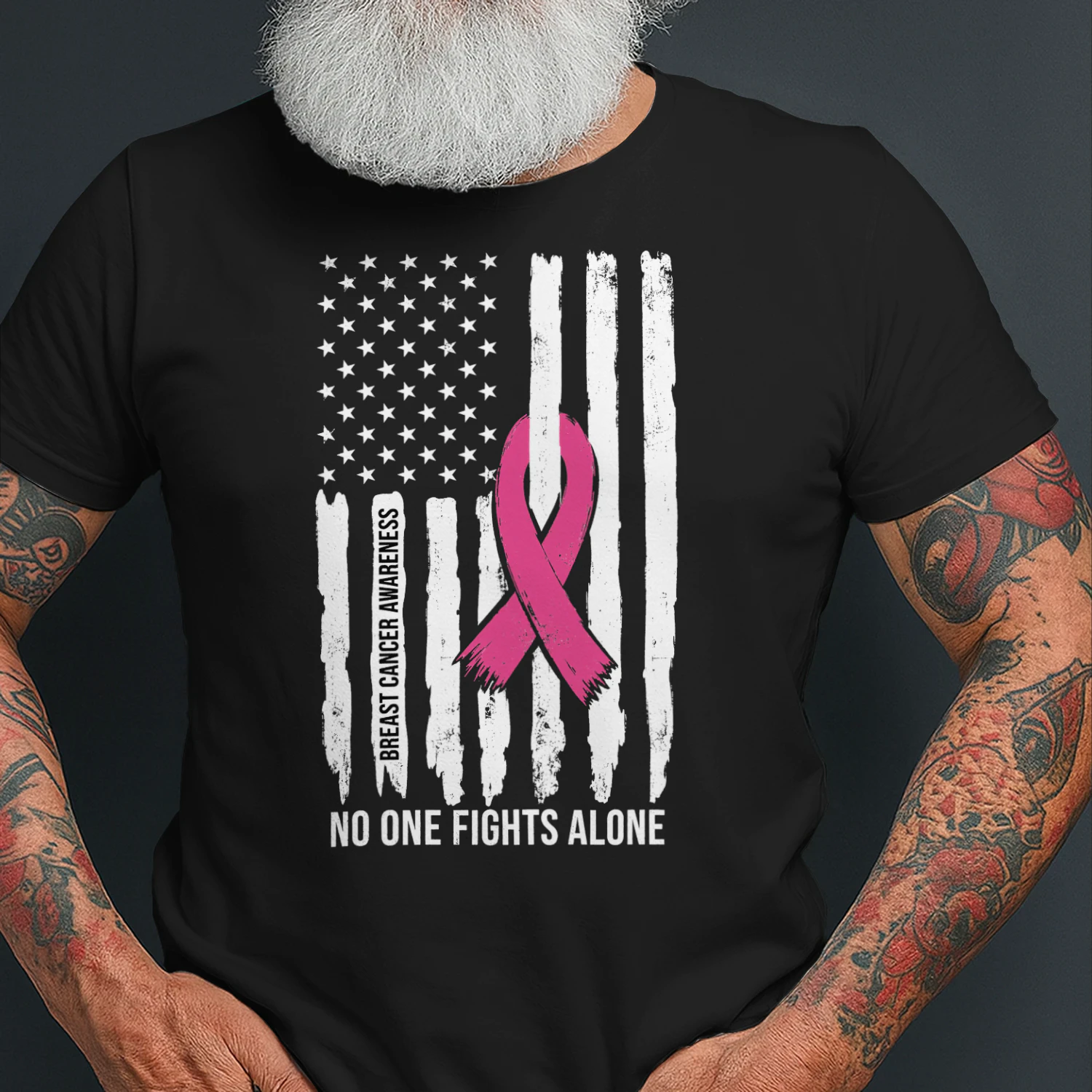 Breast Cancer Awareness Flag