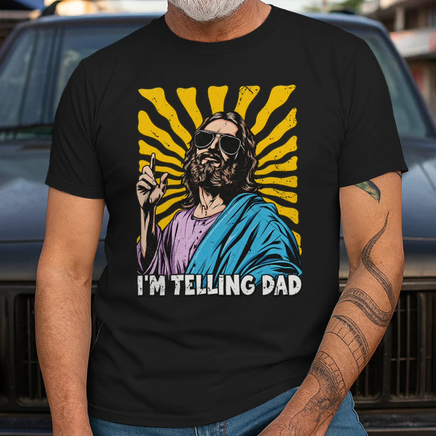 Funny Jesus Im Telling Dad
