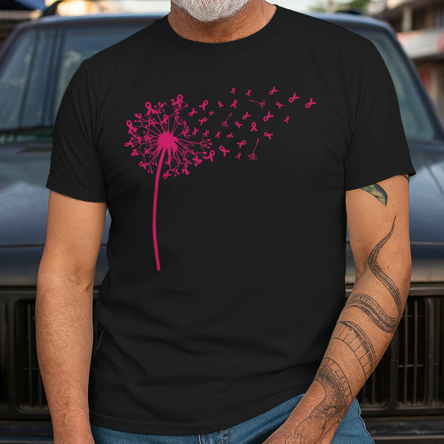 Pink Dandelion Breast Cancer