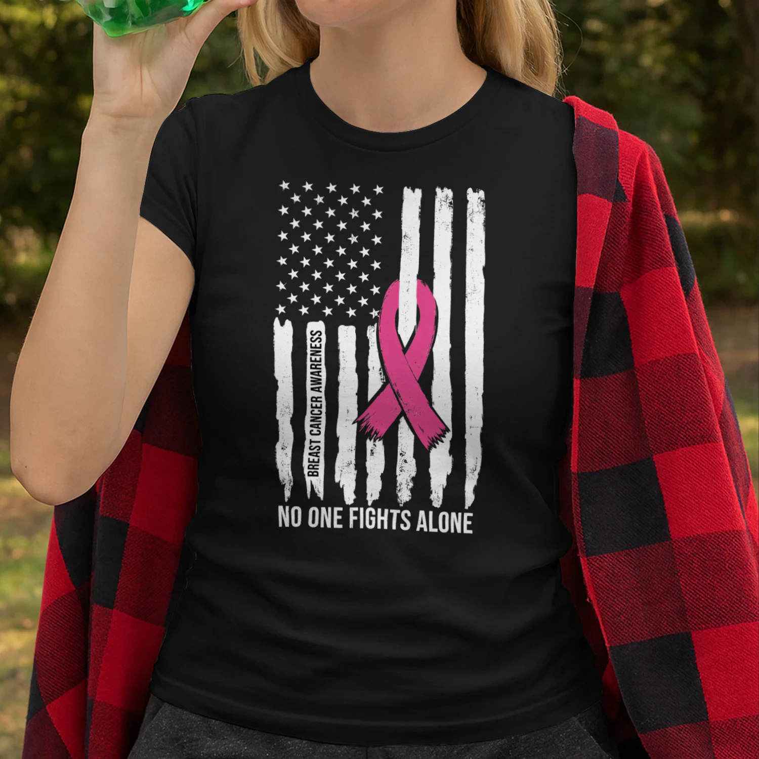 Breast Cancer Awareness Flag