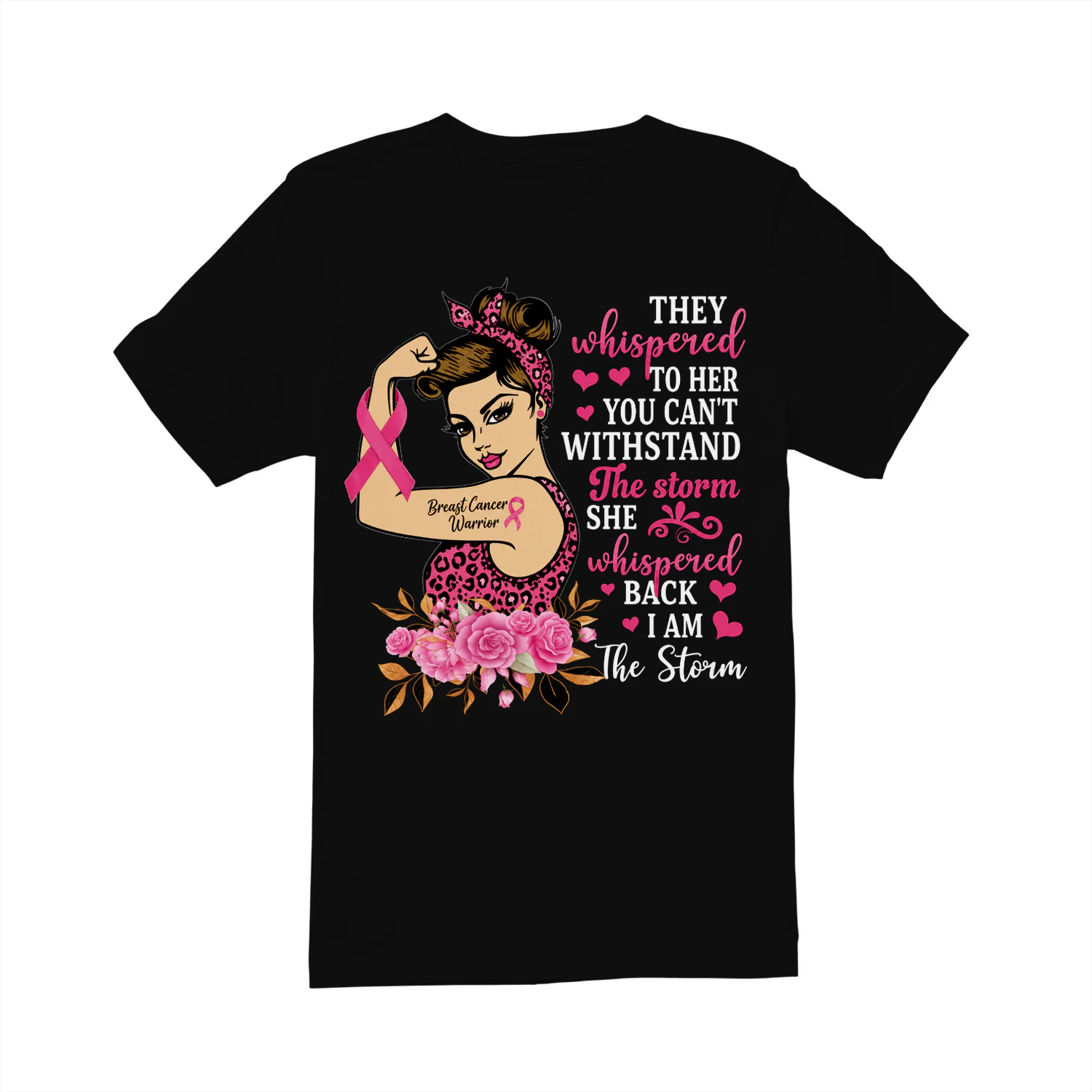 Breast Cancer Warrior Pink Ribbon