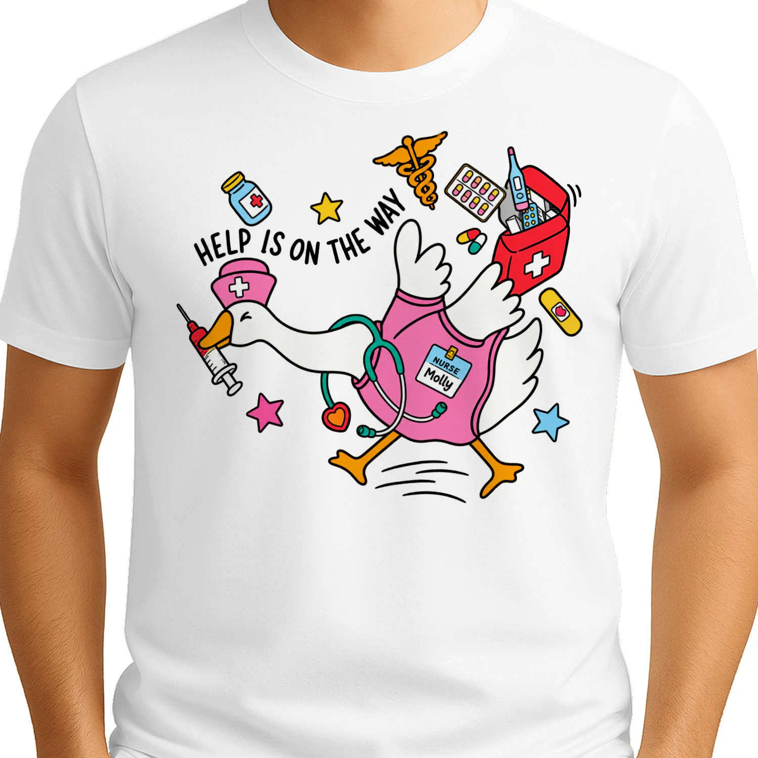 Help Is On The Way Nurse Goose
