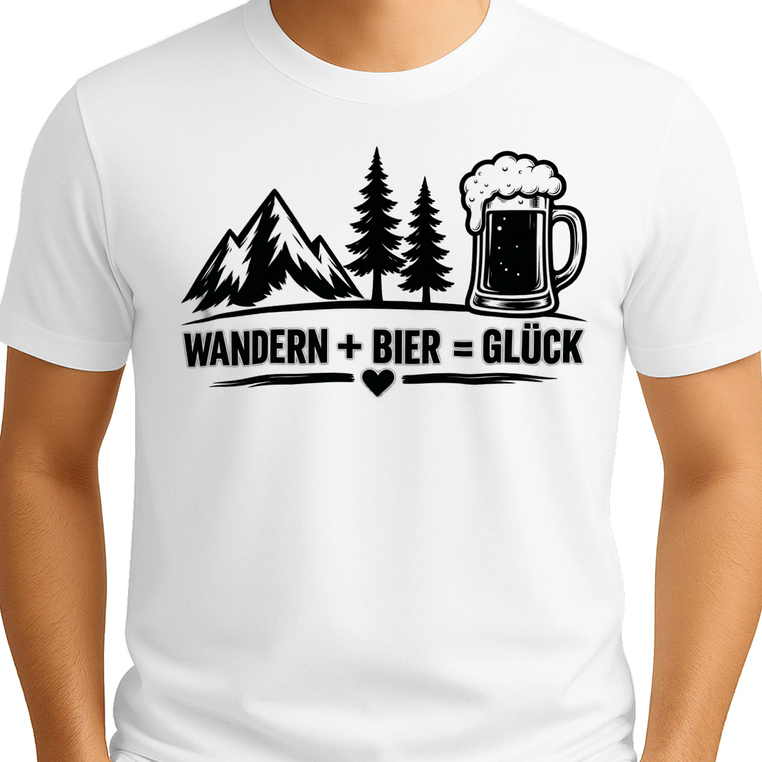 Wandern Bier Gluck