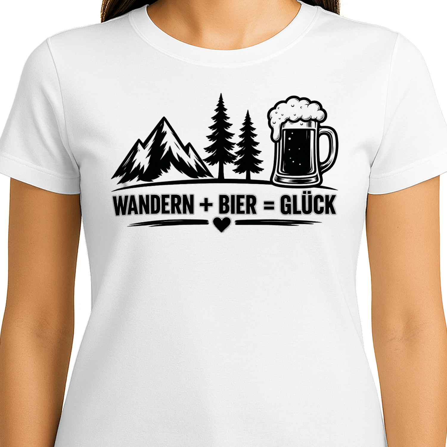 Wandern Bier Gluck