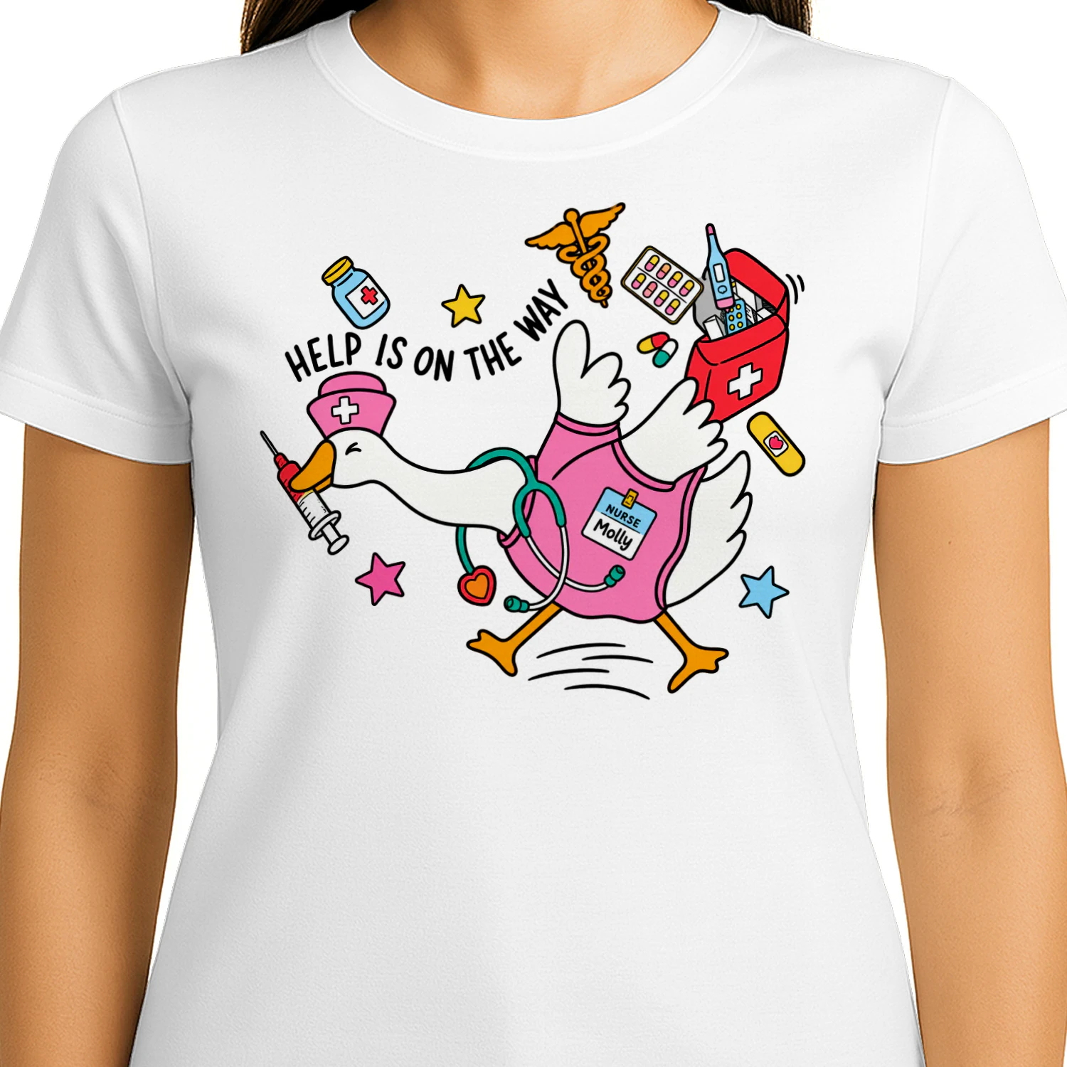 Help Is On The Way Nurse Goose