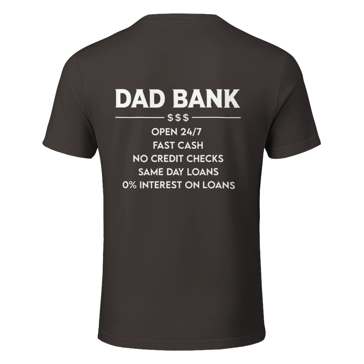 Dad Bank – Open 24/7 Funny Family Sign